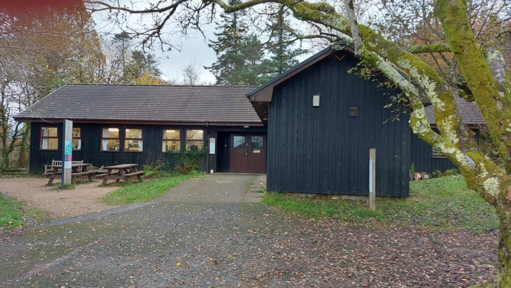 A photo of the Arran Rangers Station at Brodick castle